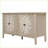 Cabinets with Storage, Walnut Brown Sideboard Buffet with 4 Doors &amp; Adjustable Shelves | Contemporary | Particle Board+MDF-1939892565