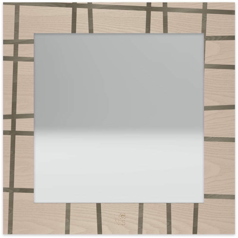 Nori Bathroom/Vanity Mirror, Dark Grey/Light Grey