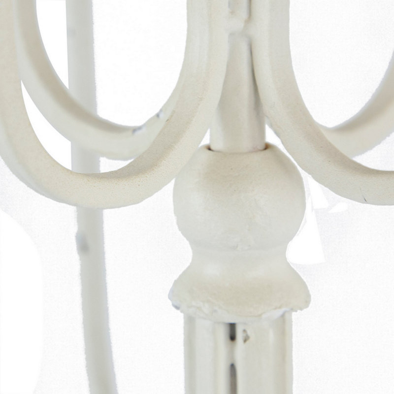 29.7'' H Iron Tabletop Candelabra