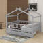 Lit double en bois avec lit gigogne-740144393-740144396