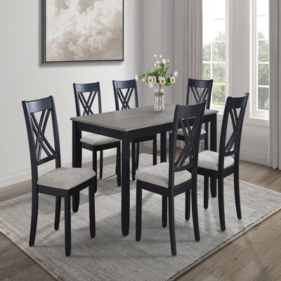 Ensemble de table de salle à manger 7 pièces 7 pièces