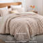 Ensemble de couette réversible 3 pièces Bedsure Queen size à carreaux vichy en polyester avec rembourrage en microfibre, bleu, literie toutes saisons-134406159-138099037