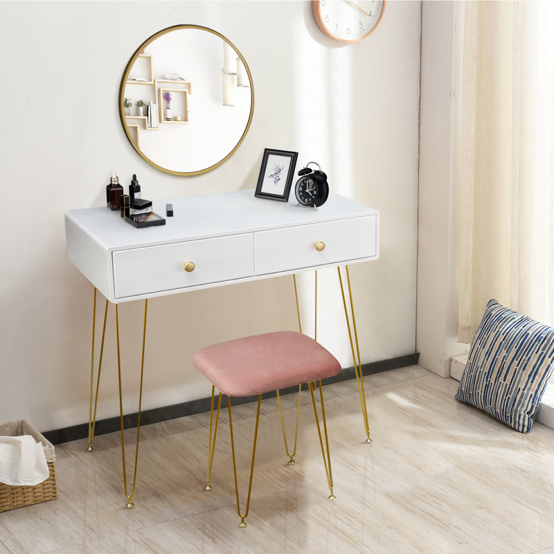 Tarsha Dressing Table with Mirror