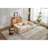 Compression , 2 - Seat, Boneless Modular, Convertible Bed, No Assembly, Beige, Game Rooms Floor Modular Sectional, Chenille Fabric, Small Apartments-367981016