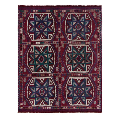 One-of-a-Kind Rectangle 4'4" X 5'2" Area Rug