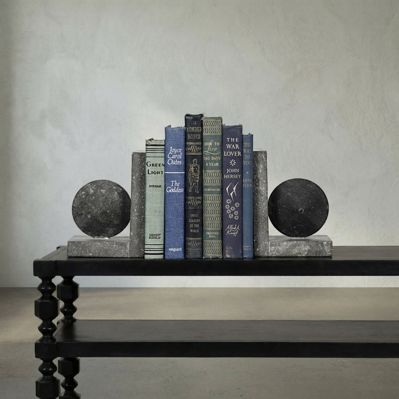 Serre-livres en marbre