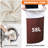 Space-Saving Bamboo Corner Laundry Hamper with Lid – 19 Gallon/73L Collapsible Clothes Basket – Removable Washable Liner – Decorative Wicker Storage for Bedroom, Bathroom, Apartment – Dark Brown-572926790