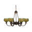 Jeweled 6 - Light Chandelier