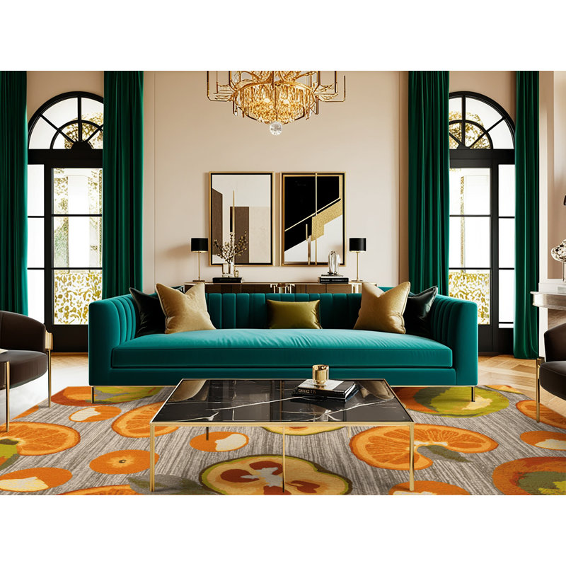  Tapis lavable Kumquat, Rectangulaire 2 pi x 3 pi
