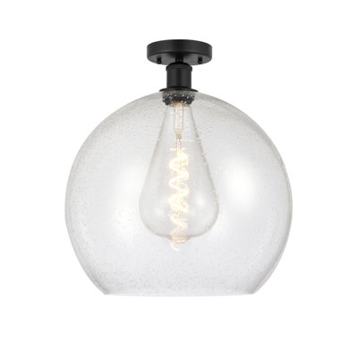 Plafonnier semi-encastré 1 lumière
