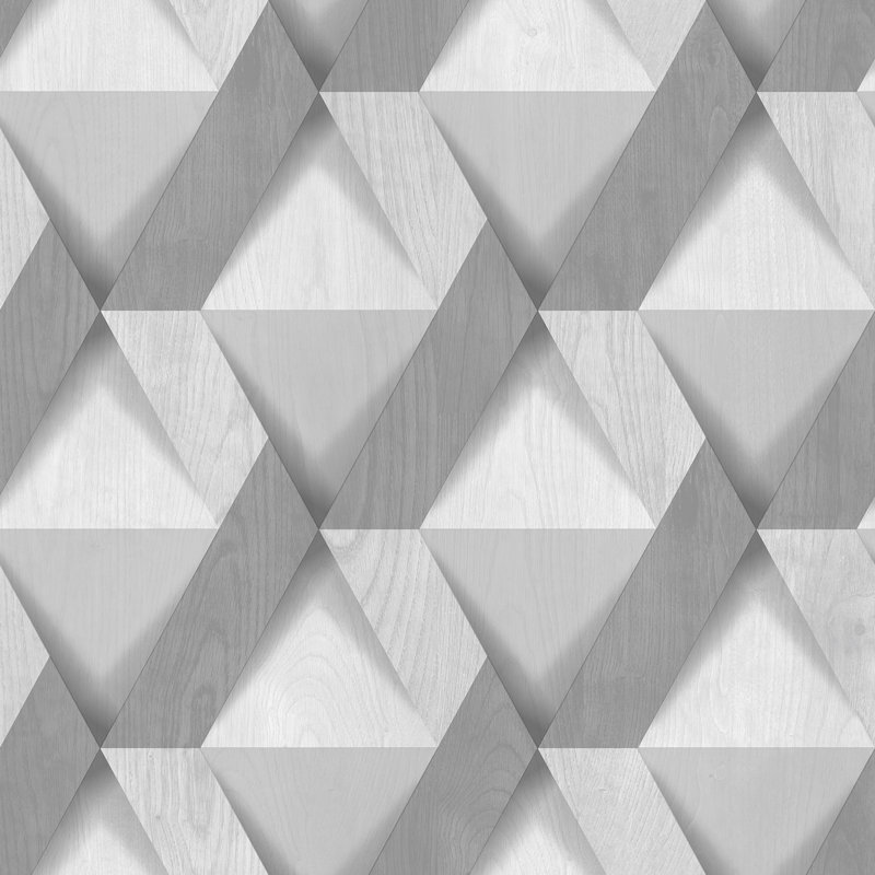 Papier peint Modern Losange, Beige