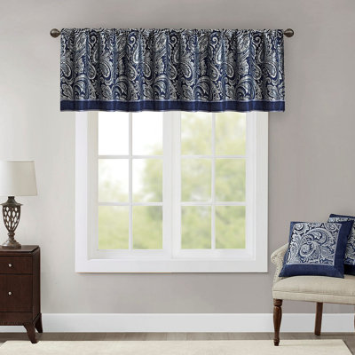 Cantonnière jacquard 50 x 18 po