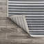 Tapis gris foncé / crème à carreaux lavables à la machine Kentarius-1117301435