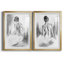«Soft Silhouette V», ensemble de 2 reproductions sur toile-265639750-265539963-195628234