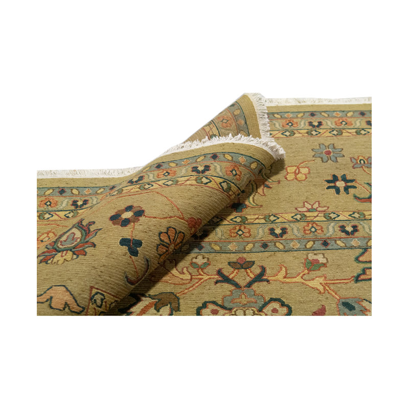 Oriental Area Rug in Camel/Brown/Green