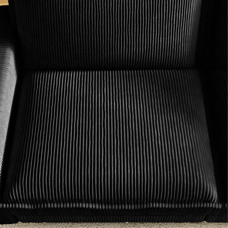 Pour le salon, canapé moderne en forme de L pour le salon (seulement un repose-pieds)