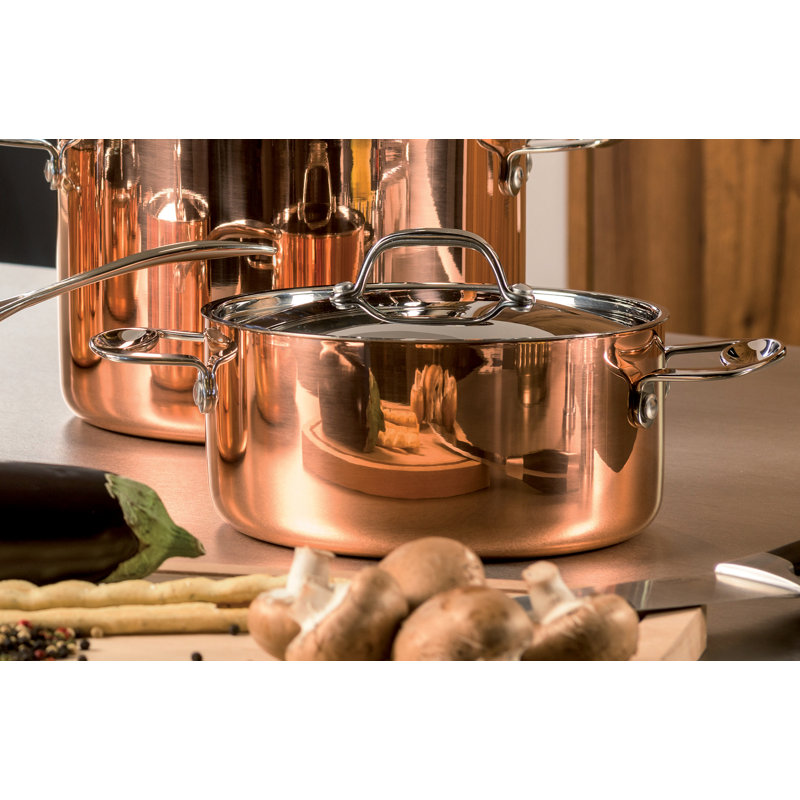 Mepra with Lid Toscana Copper, 4.3 qt.