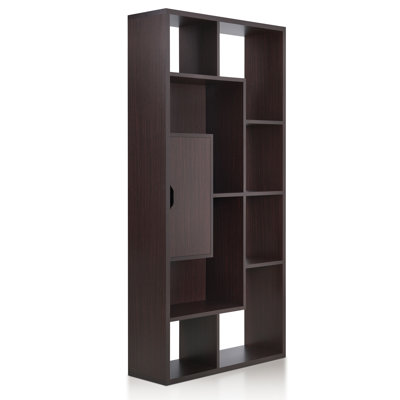 Henke 185 cm H x 90 cm W Geometric Bookcase