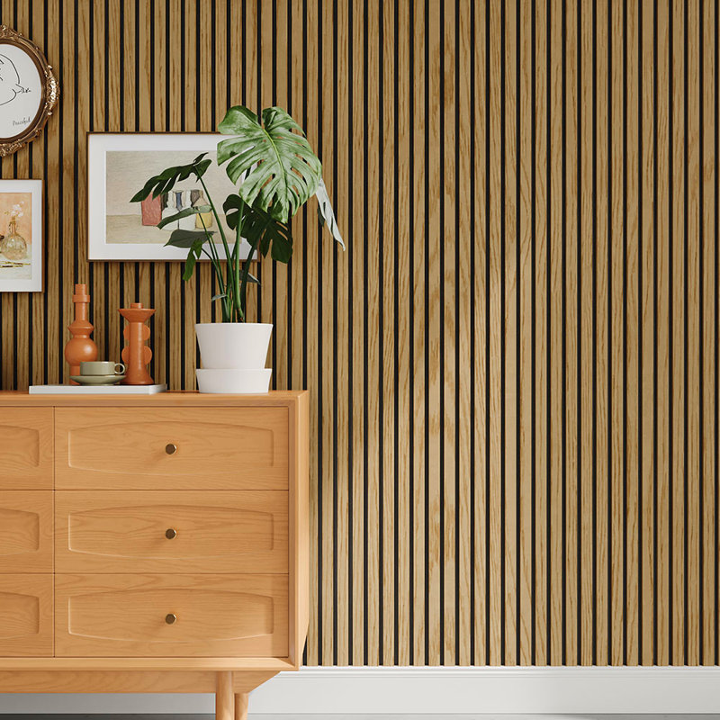60cm Reclaimed Wood Wall Paneling (4 pack), Oak