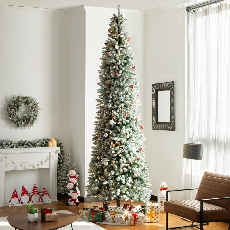Sapin de Noël avec lumières Johvan, 11 pi