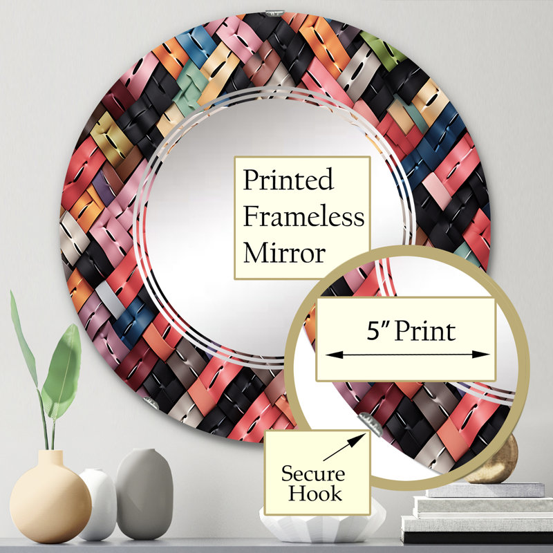 Miroir mural Lueras, 24 po x 24 po