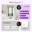 Aluminum Framed Rounded Rectangle Mirror, Wall Mounted Bathroom Vanity Mirror, Modern Horizontal/Vertical Entryway Wall Mirror-811529148-811529151