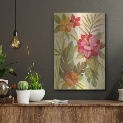 Luxe Coral Art «Coral Tropical Floral II» par Silvi «Coral Tropical Floral II» par Silvia Vassileva