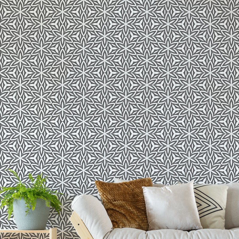 Abra Twinkle 10' L x 24" W Wallpaper Roll, Non-pasted