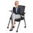 Conference Chair 4-Pack, Office Chair with Wheels, Ergonomic Breathable Backrest