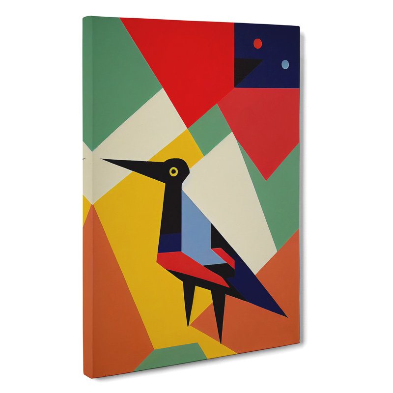 Abstract Bird No.2 - Wrapped Canvas, 50cm H x 35cm W x 3cm D