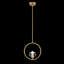 Luminaire suspendu 12 "en cristal brossé 12 lumières avec cristal K9 et 3CCT