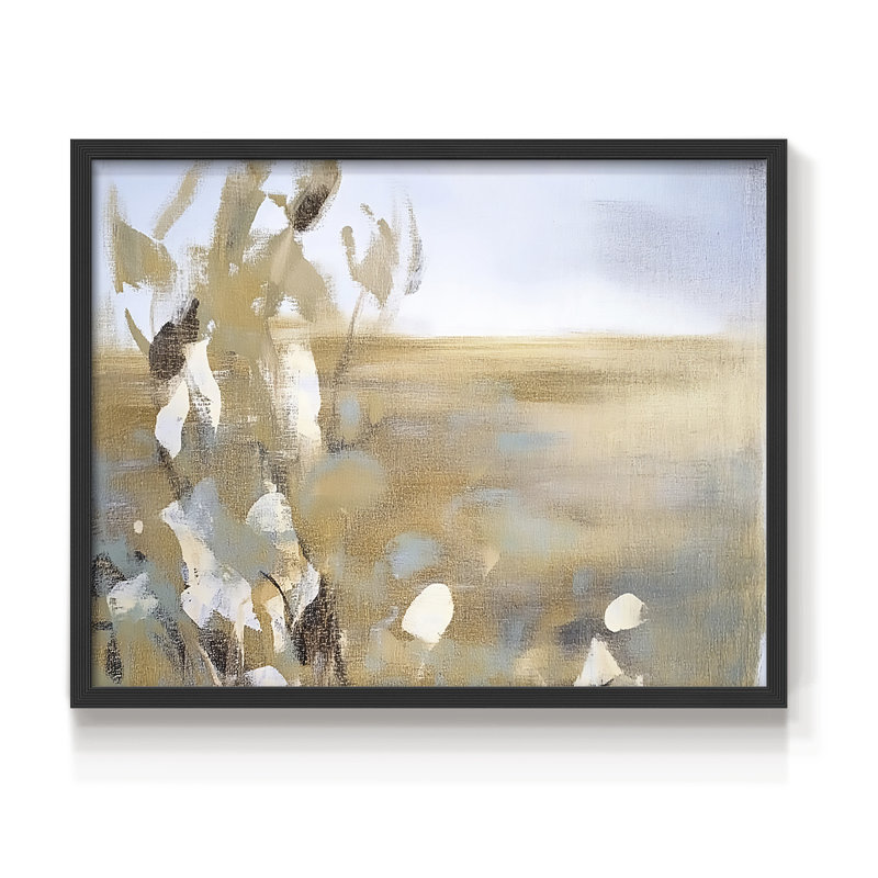 Paysage, série IX, reproduction encadrée, H 22 po x l 28 po, Black