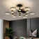 49.2" LED Ceiling Fan with Light and Remote with Starry Sky