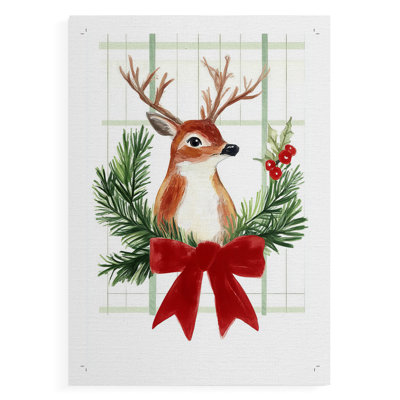Art de Noël des Fêtes de Noël - impression sur toile seulement - non encadrée