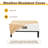 32" Mgo Patio Propane Fire Pit Table With Shelves