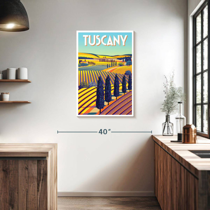 Affiche Aime Tuscany, H 36 po x l 24 po