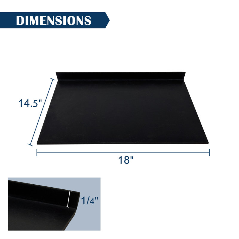 Plaque de cuisson en acier au carbone