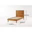 Lit plateforme en bois massif Cohron (lit très grand TG)-1337503100-1337503091