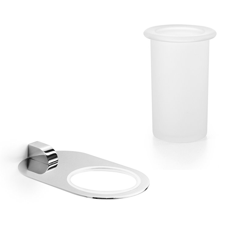 Muci Bathroom Accessory, Frosted Glass