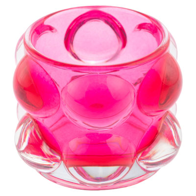 BOUGIE CHAUFFE-PLATEAU LUCIA ROSE VIF COURT