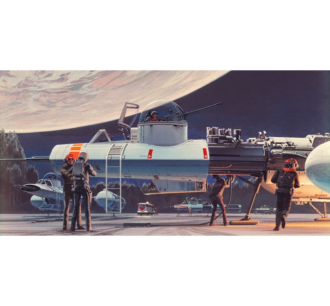 Tapete Star Wars Classic Rmq Yavin Y-WIng 2,5 m x 500 cm