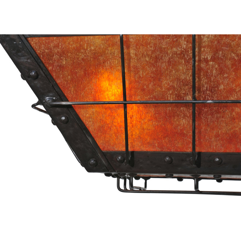 Rustic Lodge 4 - Light Flush Mount