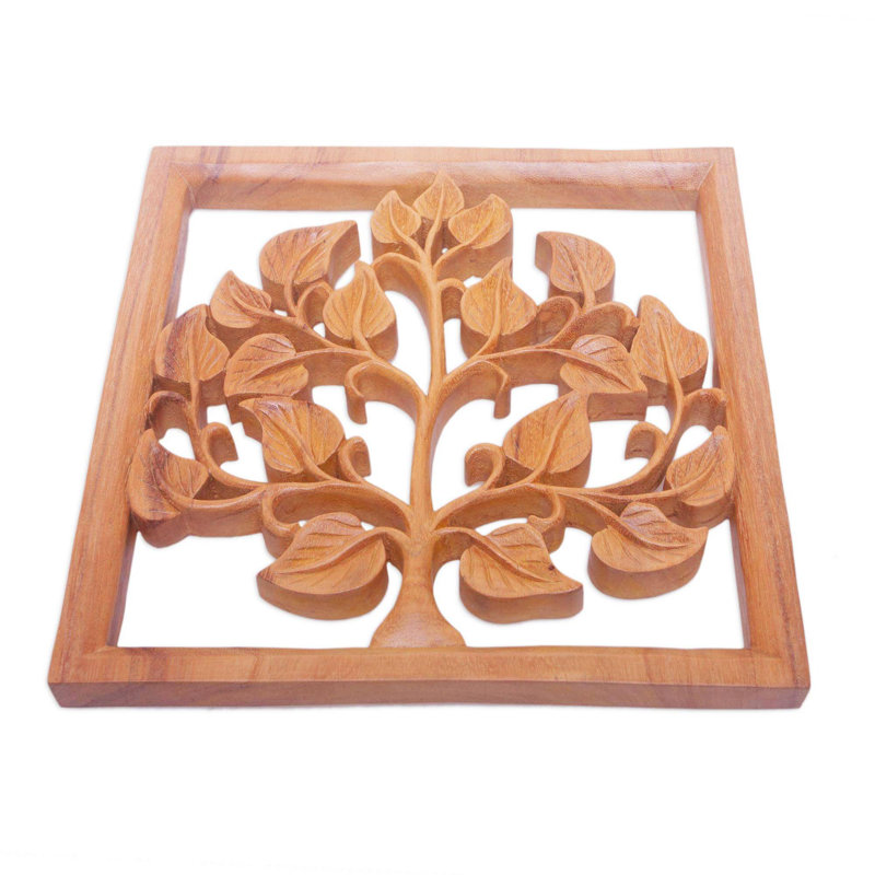 Handmade Traditional Wall Decor on Wood