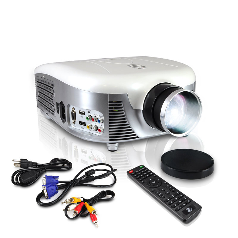 Pyle DELETE 2000 Lumens Projector with Remote Included