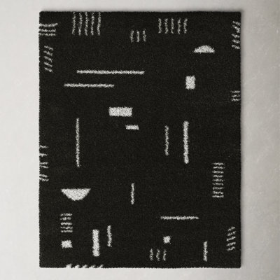 Morin Geometric Shag Area Rug