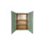Armoire murale d'angle en contreplaqué Shaker de 13 po Shaker, prête à assembler-97626384-97677885