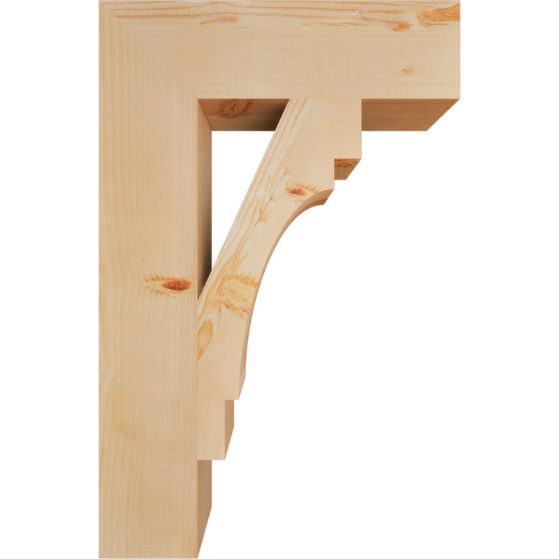 Support l 5 pi x P 22 po x H 34 po Merced, Douglas (lisse), H 34 po x l 6 po x P 22 po