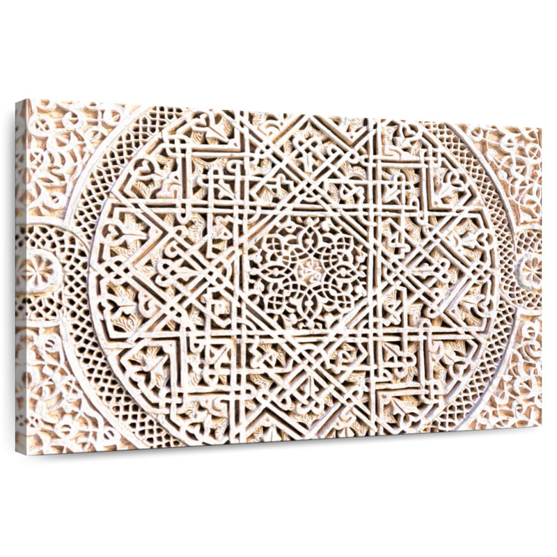 Lilie, architecture marocaine complexe, H 16 po x l 24 po