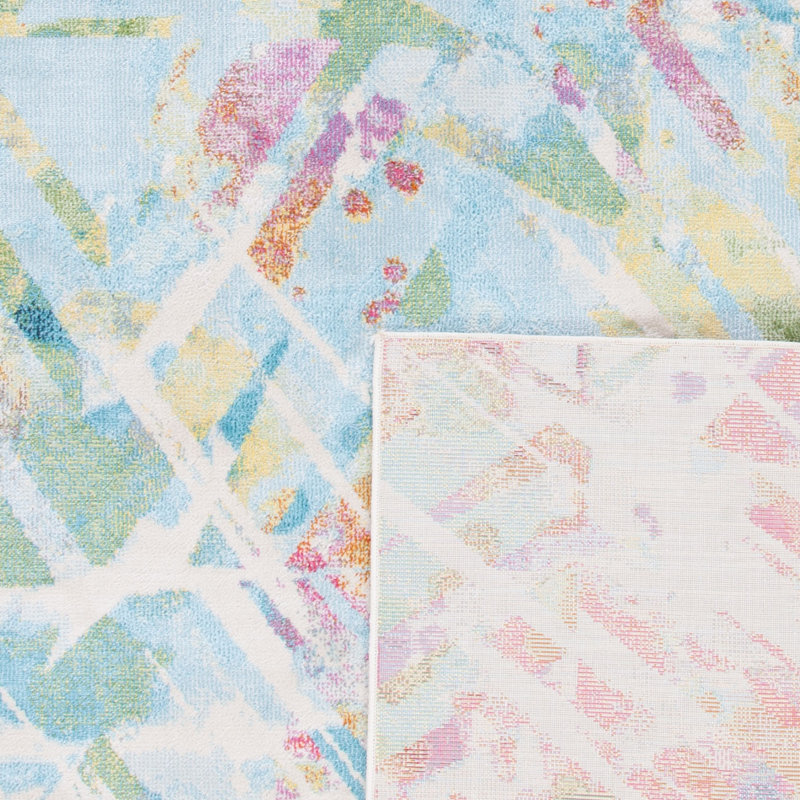 Lillian Abstract Area Rug, Rectangle 122 x 183 cm