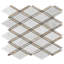 Imperial 11x12 Diamond Polished Lagos Marble Mosaic Tile-2014787488